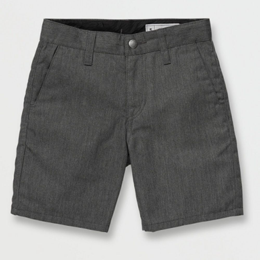 VOLCOM youth mens gray weathered skater surf Frickin Chino Short C0912030 7” -29